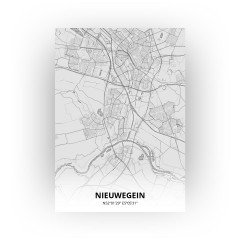 Nieuwegein print - Tekening stijl