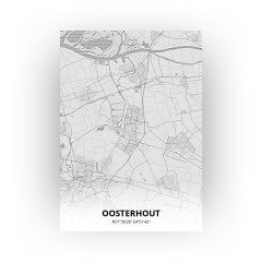 Oosterhout print - Tekening stijl