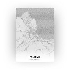 Palermo print - Tekening stijl