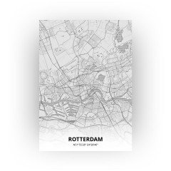 Rotterdam print - Tekening stijl