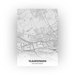 Vlaardingen print - Tekening stijl